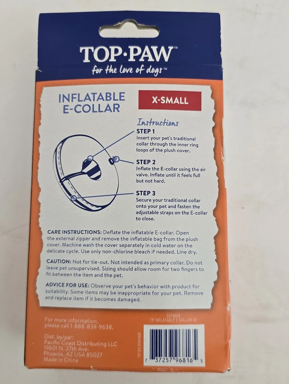 Top Paw size xs